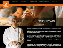 Tablet Screenshot of percorsicongusto.com